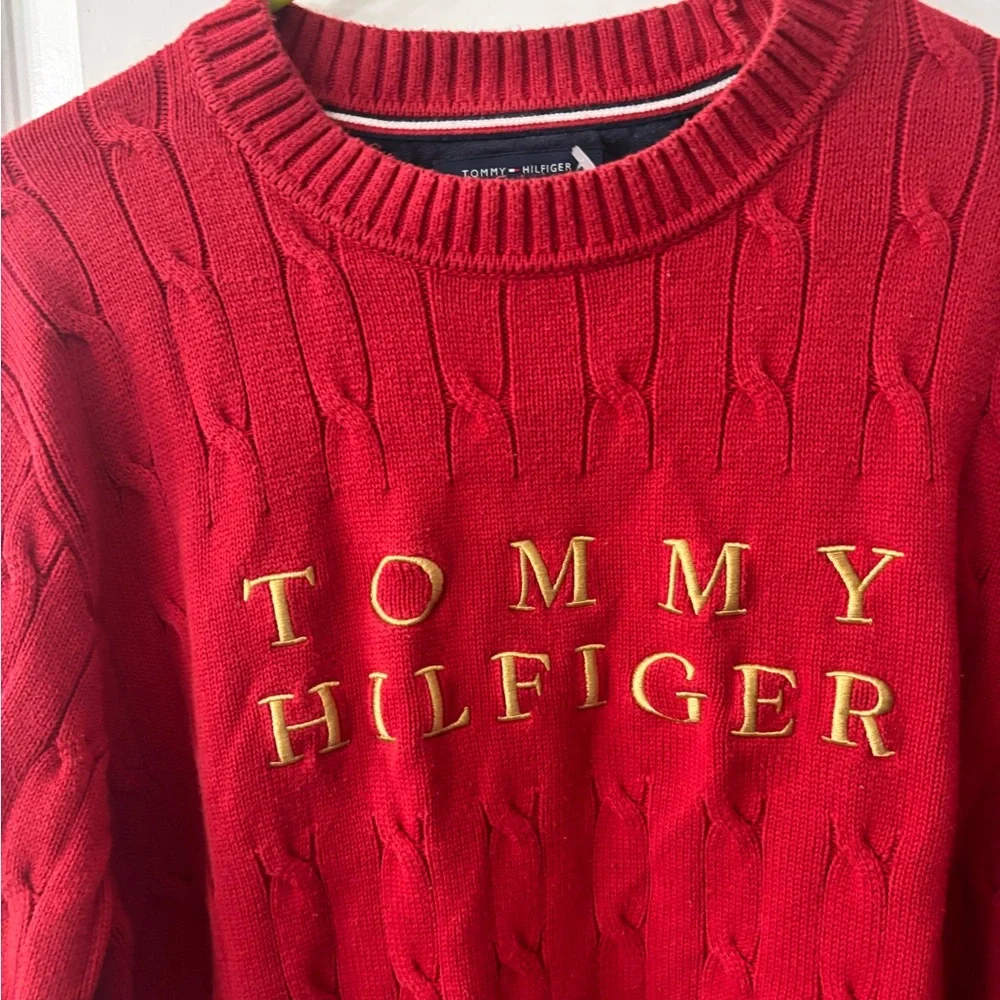 Tommy Hilfiger Knit Red Sweater